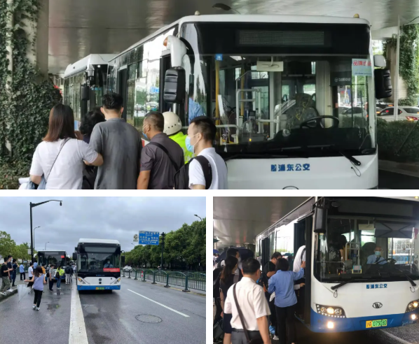 “燦都”來(lái)襲，浦東公交140輛車應(yīng)急執(zhí)行配套軌交停運(yùn)接駁輸運(yùn)任務(wù)(圖3)